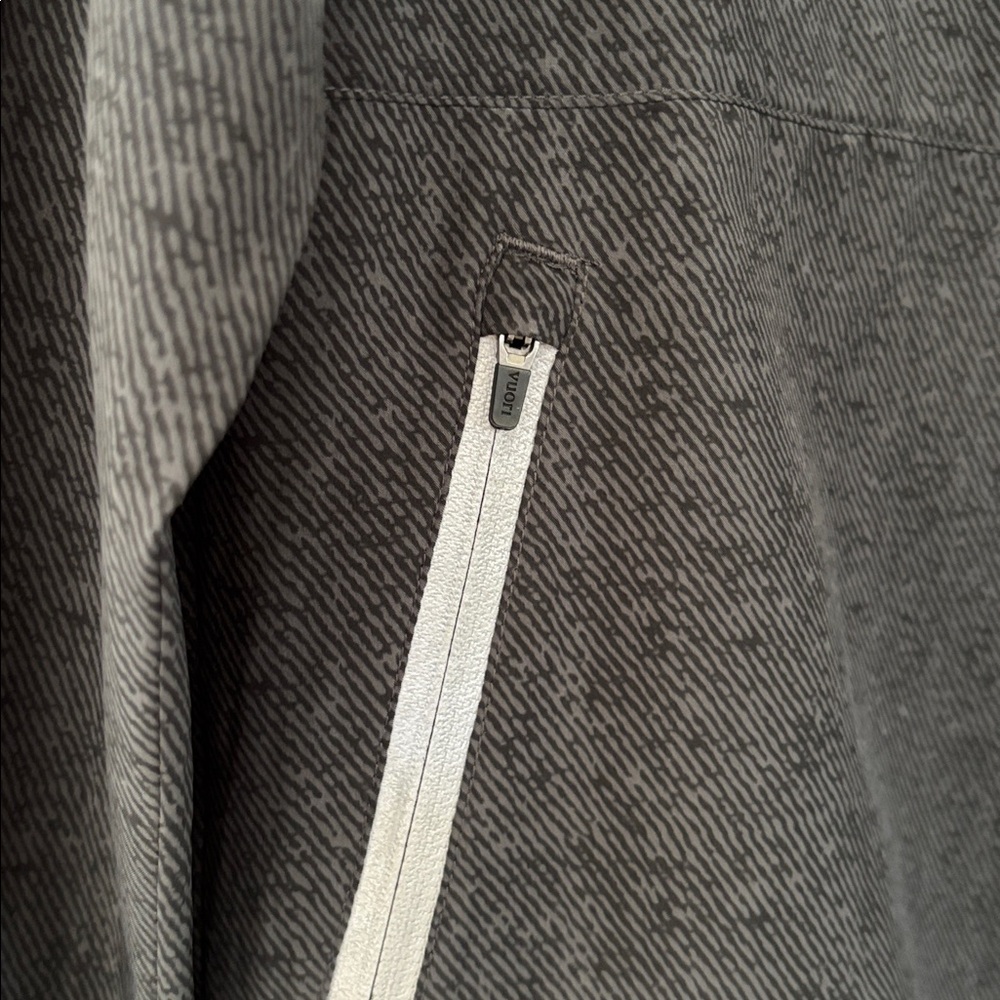 Vuori Black & Gray Pattern Pullover Windbreaker H… - image 5